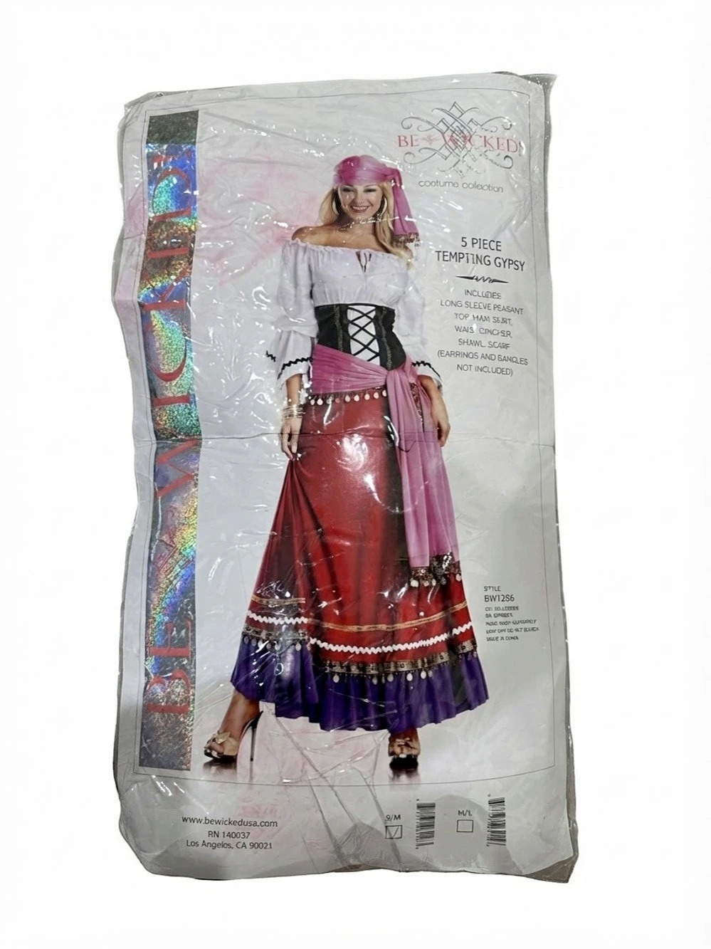 NWT Be Wicked! Tempting Gypsy Costume Set